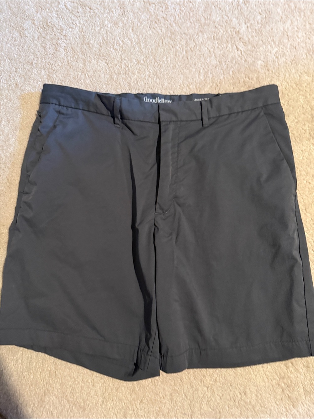 Goodfellow & Co Men's Charcoal Flat-Front Shorts